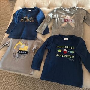 Monogrammed Boys Long sleeve Tees